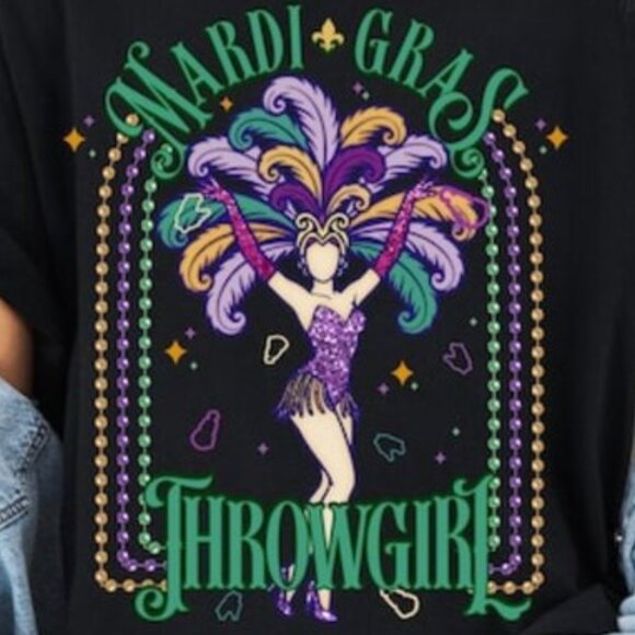 Fat Tuesday Festival Shirt, Graphics Unisex Tee - Picture 2 of 3